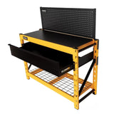Dewalt Work Station with 2 Shelf Industrial Storage Rack
