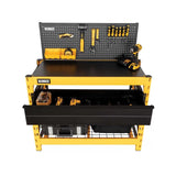 Dewalt Work Station with 2 Shelf Industrial Storage Rack