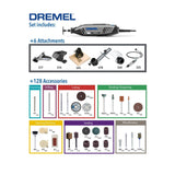 DREMEL 4250 6-128 UK Rotary Tool 175 W, Multitool Kit with 6 Attachments 128 Accessories, 175W Motor with Electronic Feedback, Variable Speed 5.000-35.000 RPM