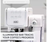 BREVILLE One-Touch CoffeeHouse II VCF147 Coffee Machine - White- clearance