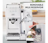 BREVILLE One-Touch CoffeeHouse II VCF147 Coffee Machine - White- clearance