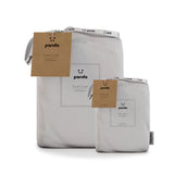 Panda 100% Bamboo Pure Duvet Cover, Size - 225 x 220 cm (King) and Pillow Case, Size - 50 x 75 cm, Pack of 1