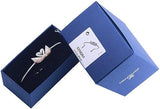 SWAROVSKI Women's Iconic Swan Crystal Jewelry Collection, Rhodium Finish