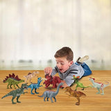 Kid Galaxy Poseable Dinosaur Figure Toy Playset With Lights & Sounds - Pack of 5
