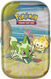 Pokemon Scarlet & Violet Series 5-Pack Mini Tins + 4 Promo Cards and Extras