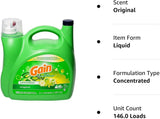 Gain Liquid Laundry Detergent, 5.91Ltr, 146 Wash Loads, Original AromaBoost Ultra Concentrated HE Liquid detergent