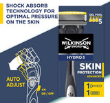Wilkinson Sword Hydro 5 Skin Protection Advanced Men's Shaving Razor With Gel Pool And 9 Blades