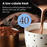 Options Belgian Choc with 40 calories per cup, 395g
