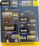 Wilkinson Sword Hydro 5 Skin Protection Advanced Men's Shaving Razor With Gel Pool And 9 Blades