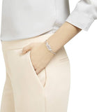 SWAROVSKI Women's Iconic Swan Crystal Jewelry Collection, Rhodium Finish