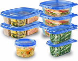 Ziploc Smart Snap Leakproof Food Storage Containers Variety Pack- 58 Pcs