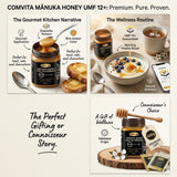 Comvita Manuka Honey UMF 12+ (MGO 354+) Raw New Zealand Honey, 17.6 oz (500g) – Premium Certified Manuka Honey for Daily Wellness & Immune Support