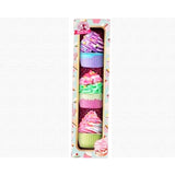 Winter in Venice Pamper Beautiful, Cupcake Bath Bombs, 3 Piece Set, 3 x 150g