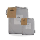 Panda 100% Bamboo Pure Duvet Cover, Size - 225 x 220 cm (King) and Pillow Case, Size - 50 x 75 cm, Pack of 1