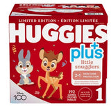 Huggies Little Snugglers Plus Little Movers Diapers size 1, Pack of 192