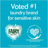 Fairy Platinum Non Bio Extra Stain Removal Washing Laundry Tabs 1160g, 50 Washes