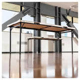 Lifetime Commercial Grade Lightweight Fold In Half Table, comfortably up to 8 seat - 183Cm, 6 ft.
