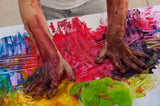 Crayola 3 Piece Washable Finger Paint For Fun Activities in Red, Blue and Yellow Colors 3x236ml