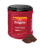 Folgers Classic Roast Ground Coffee, Rich Pure Taste (1.21Kg)