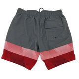 Spyder Men’s Quick dry Swim Short, Color: Grey & Red