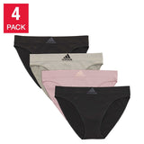 Adidas Seamless Bikini- Color: 2-Black, 1-Pink, 1-Grey, Pack of 4