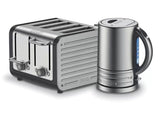 Dualit Architect 1.5L Kettle and 4 Slice Toaster Set Midnight Grey