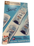Secret Aluminum Free Deodorant for Women, Coconut Scent  68g