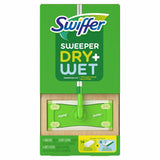 Swiffer Sweeper Dry + Wet Sweeping Kit - 1 Sweeper + 14 Dry Cloths + 6 Wet Cloths