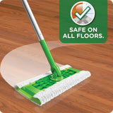 Swiffer Sweeper Dry + Wet Sweeping Kit - 1 Sweeper + 14 Dry Cloths + 6 Wet Cloths