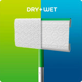 Swiffer Sweeper Dry + Wet Sweeping Kit - 1 Sweeper + 14 Dry Cloths + 6 Wet Cloths