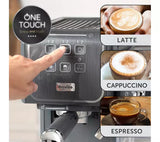 BREVILLE One-Touch CoffeeHouse II VCF146 Coffee Machine - Grey