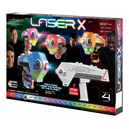 Laser X Blaster 4 Blaster Laser Toy Game (6+ Years)- Revolution