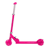 Street Runner Folding Kick Scooter with 120mm LED Wheels, Lightweight, Adjustable handlebar