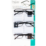 Foster Grant Full-frame Metal Eye Wear (Pack of 3). - shopperskartuae