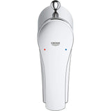 Grohe Single-Lever Basin Tap (Chrome, 33265002) With Pop-up Waste, Plug, One Handle Basin Mixer Tap, Bathroom, Regular Spout, Water-saving, Easy To Clean, Easy Installation. - shopperskartuae