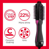 REVLON Salon One-Step Hair Dryer And Volumiser For Medium To Short Hair, RVDR528UKE - NEW SMALLER BRUSH