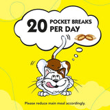 Dreamies Cat Treats Variety Pack, snacks with chicken, salmon and cheese, 12 X 60 g