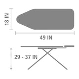 Brabantia Steam Rest Ironing Board with Linen Rack C - Wide (321962).