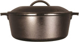 Lodge 5 Quart/4.7 L Cast Iron Dutch Oven, L8DOL3CN