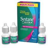 Systane Ultra Lubricant Eye Drops, Preservative Free, 3 x 10 mL