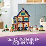 LEGO 41683 Friends Forest Horseback Riding Center Set with Stable, 2 Horses and a Pony, Horse Toy for Girls and Boys Age 7+, New 2021