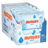 HUGGIES Pure Baby Wipes With 99 Percentage Pure Water for Sensitivity- 72x10 Box