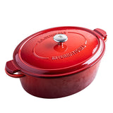 HENCKELS Enameled 6L (6.3 qt.) Cast Iron Covered Casserole