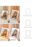 Sensse Glow Up Mirror, 27x19 cm, LED Touch Light Technology
