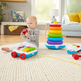 Fisher-Price Rockin' Fun Infant & Toddler Giant Stacking Ring Toy with Accessories